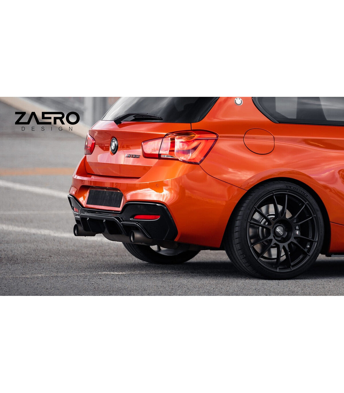 🏁 Difusor Zaero BMW Serie 1 F20 / F21 M-Pack / M135i & M140i LCI