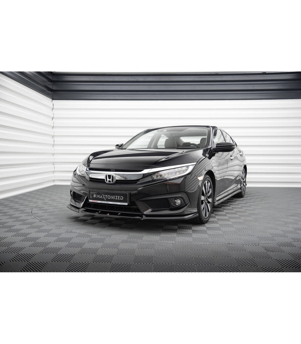 🏁 Lip V.1 Maxton Design Honda Civic Sedán Mk10