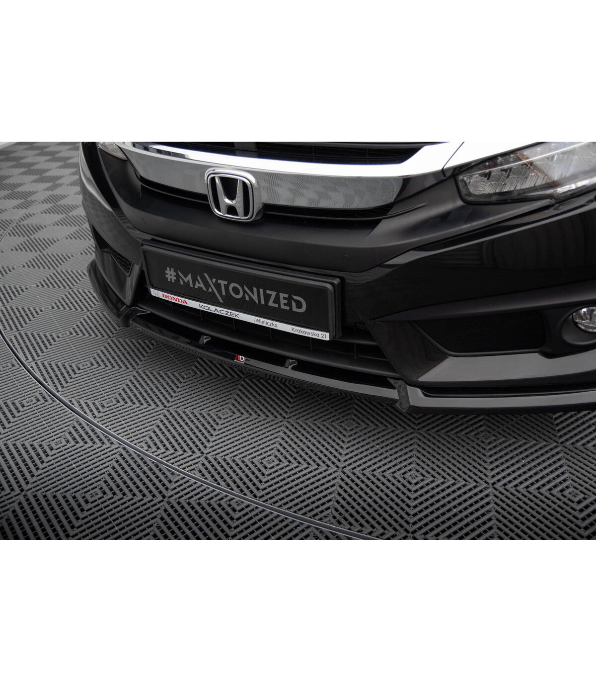 🏁 Lip V.1 Maxton Design Honda Civic Sedán Mk10