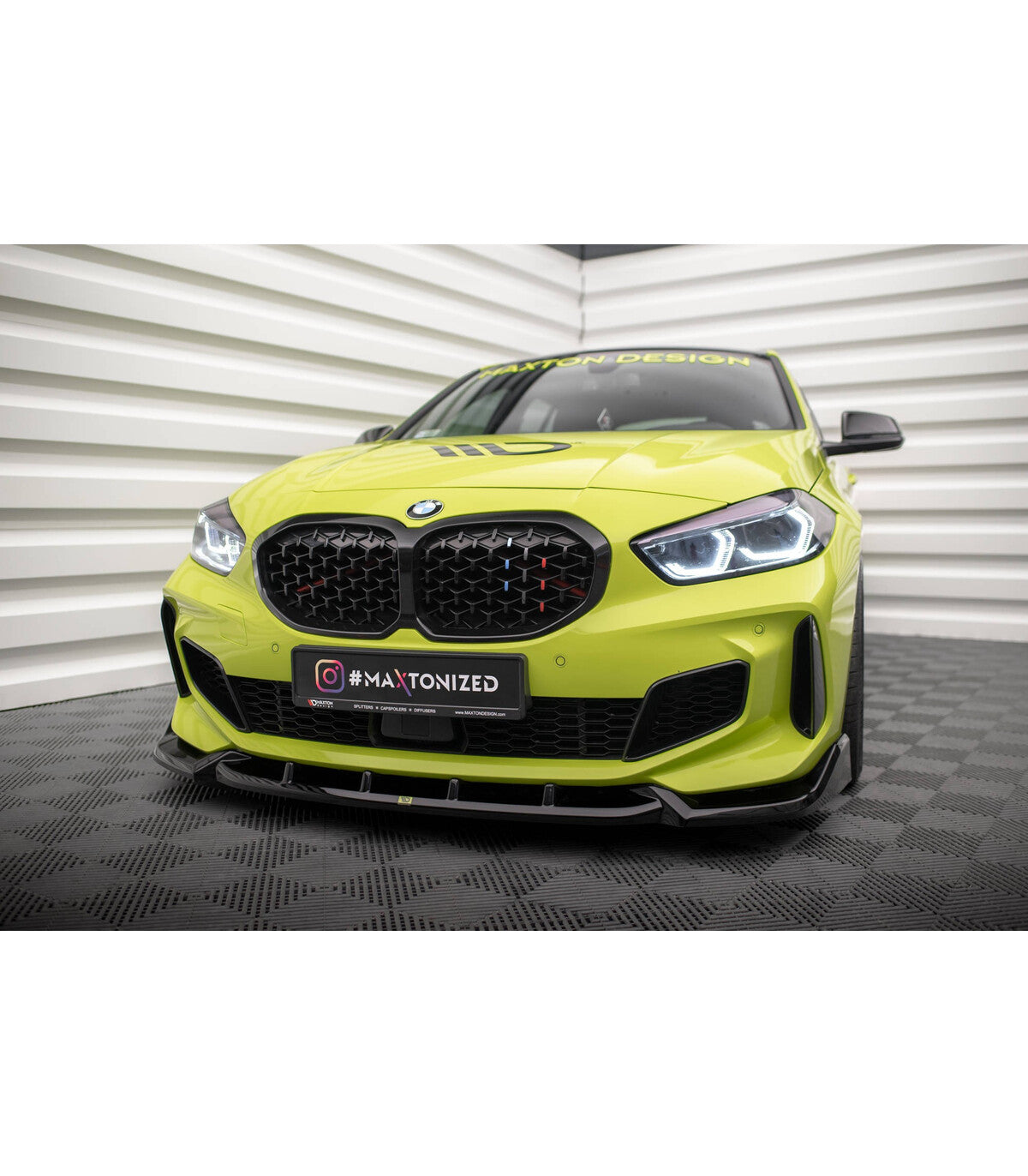 🏁 Lip V.7 Maxton Design BMW Serie 1 F40 M-Pack / M135i