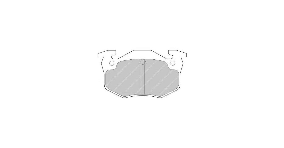 Pastillas de freno Ferodo DS2500 trasera Citroën Saxo 1.6 16V 02.96 - 04.02 pinza Bendix