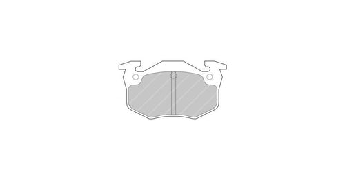 Pastillas de freno Ferodo DS2500 trasera Citroën Saxo 1.6 16V 02.96 - 04.02 pinza Bendix