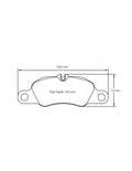 Pastillas Pagid Racing RSL1 Porsche 718 Boxster 2.0 982 delanteras