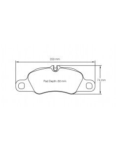 Pastillas Pagid Racing RSL1 Porsche 718 Boxster 2.0 982 delanteras