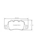 Pastillas Pagid Racing RSL29 Porsche 718 Cayman 982 4.0 GT4 RS traseras (Disco acero)