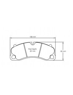 Pastillas Pagid Racing RSL29 Porsche 718 Cayman 982 4.0 GTS/4.0 GT4 RS delanteras (Disco acero)