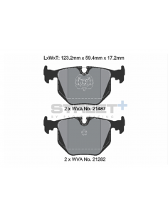 Pastillas Pagid Street+ BMW Serie 3 E46 330i/330d/M3 traseras