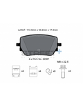 Pastillas Pagid Street+ Mercedes-Benz Clase A W177 traseras