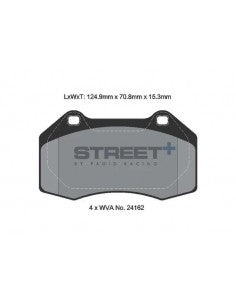 Pastillas Pagid Street+ Opel Corsa E OPC delanteras (Pinza Brembo)
