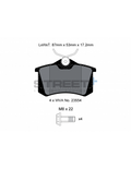 Pastillas Pagid Street+ Renault Megane III RS traseras