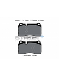 Pastillas Pagid Street+ Seat Leon 5F Cupra delanteras (Con pack performance)