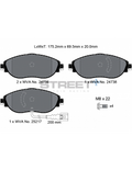 Pastillas Pagid Street+ Seat Leon 5F Cupra delanteras